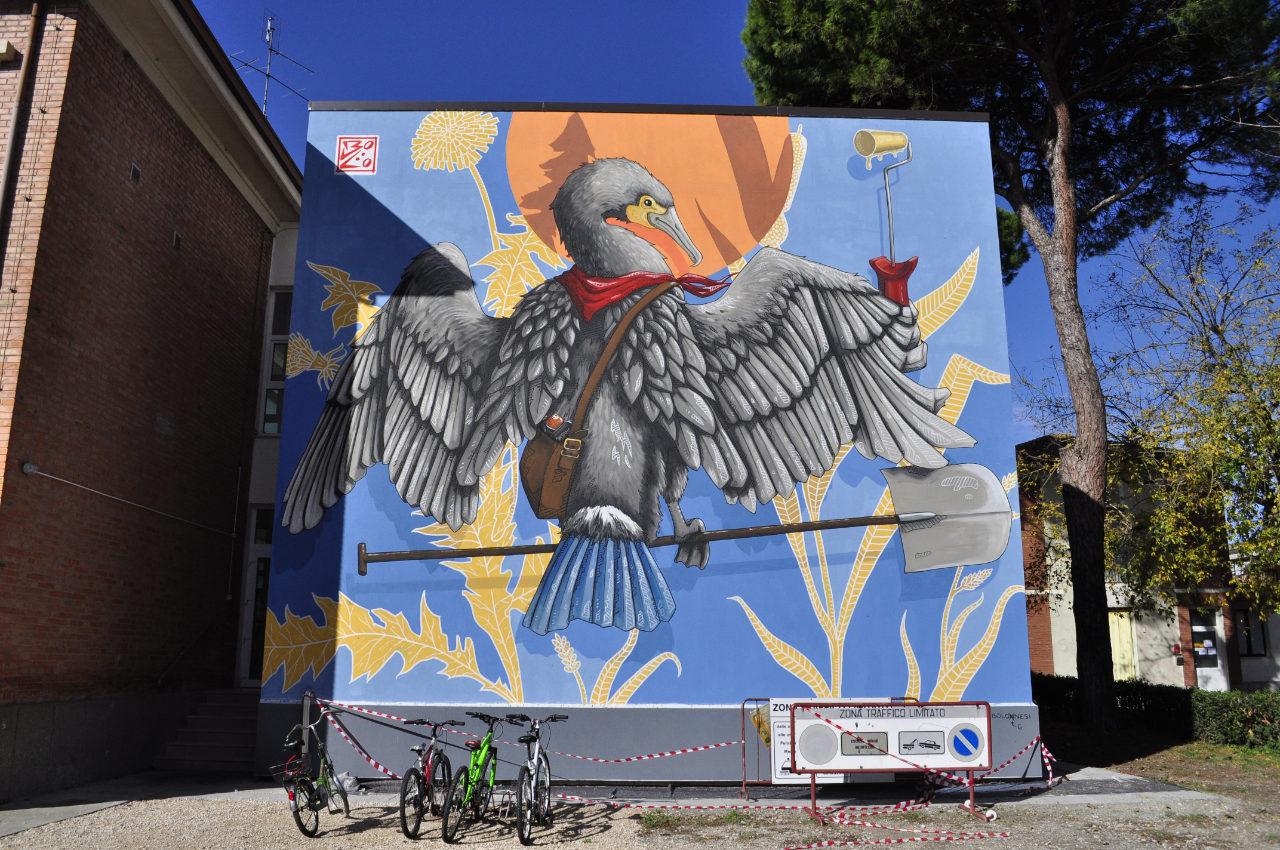 Murales Argenta scuole medie