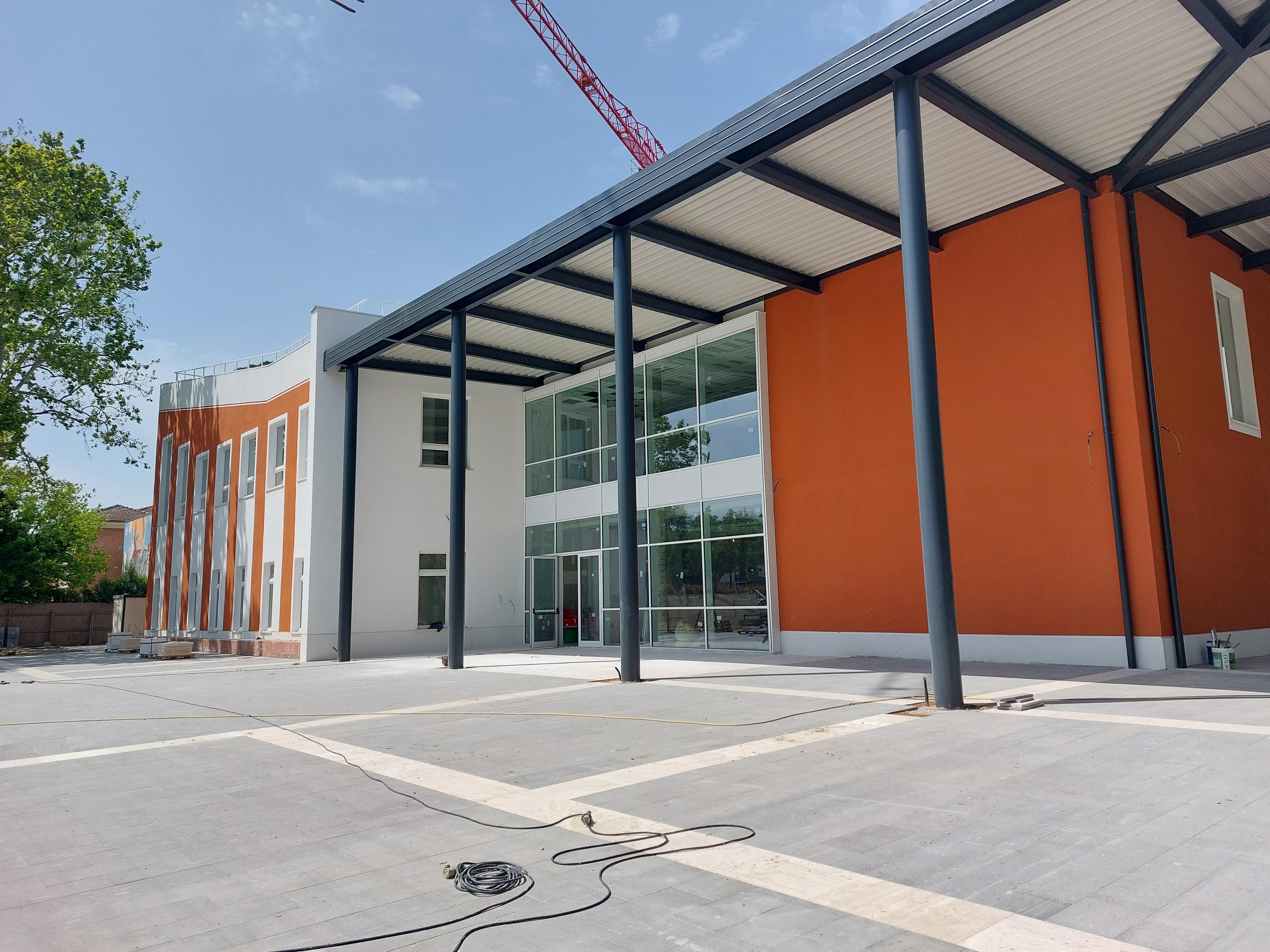 Scuola primaria Argenta - il cantiere in corso