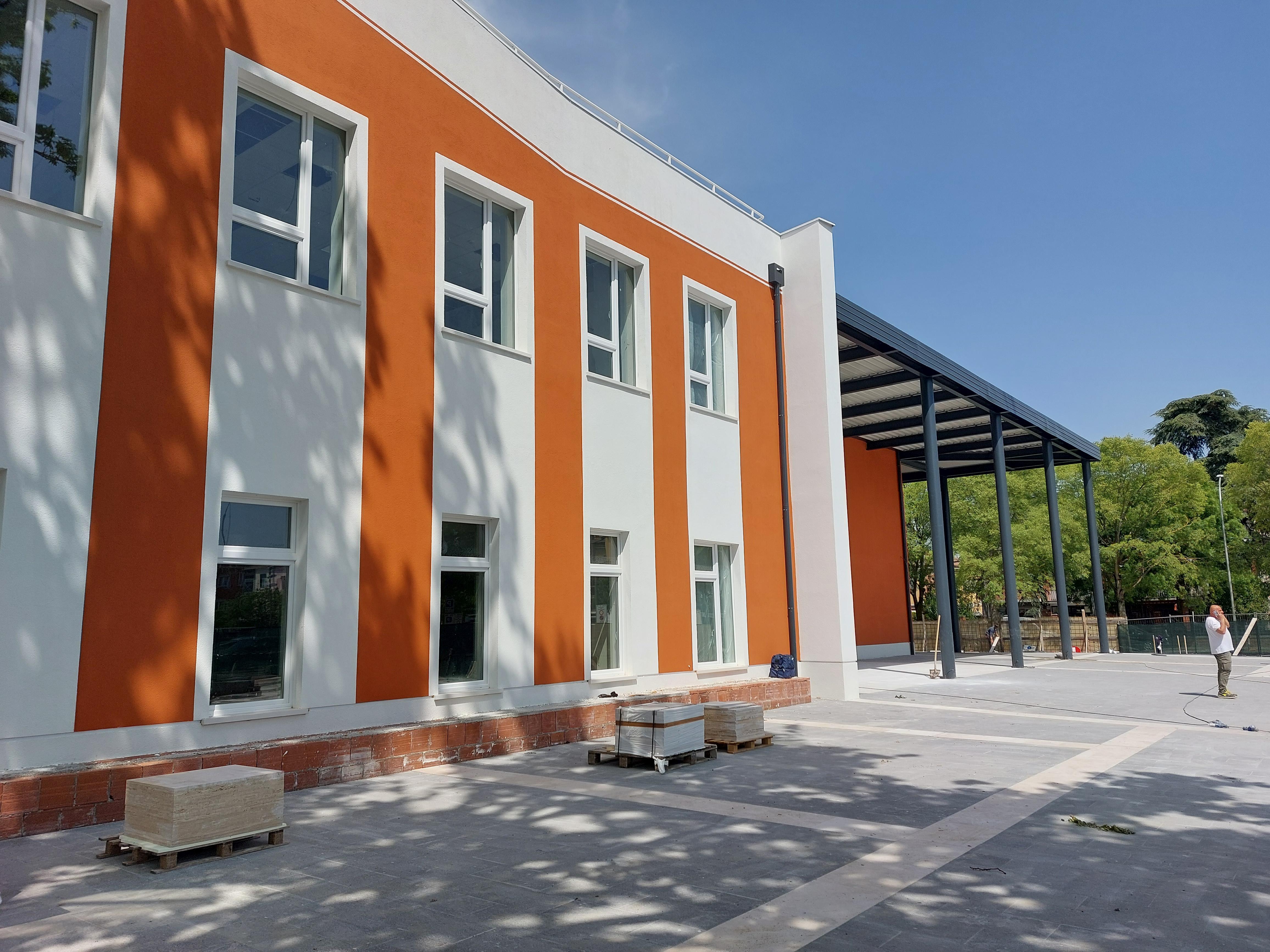 Scuola primaria Argenta - il cantiere in corso