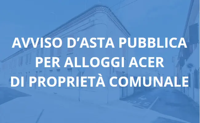 Edilizia Residenziale Pubblica - vendita di sei appartamenti