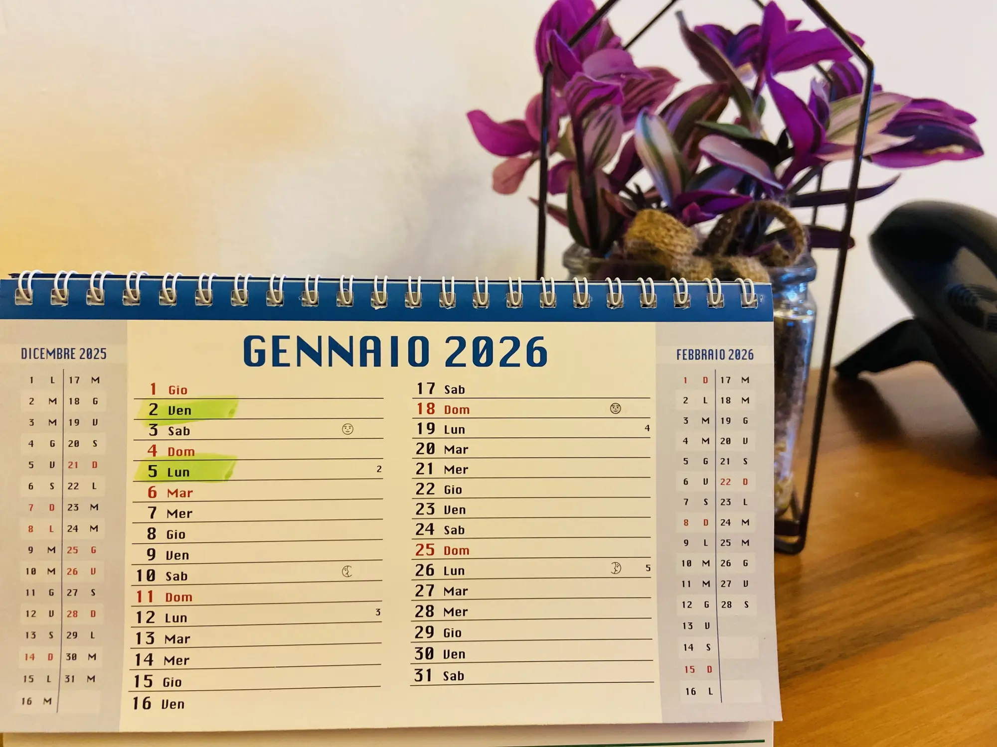 Chiusura uffici Comunali venerdì 2 e lunedì 5 gennaio 2026