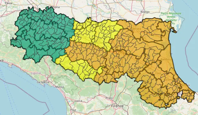 Allerta meteo per il 24 dicembre