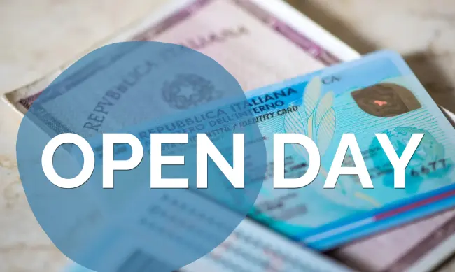 Open day: sostituzione delle carte di identità cartacee