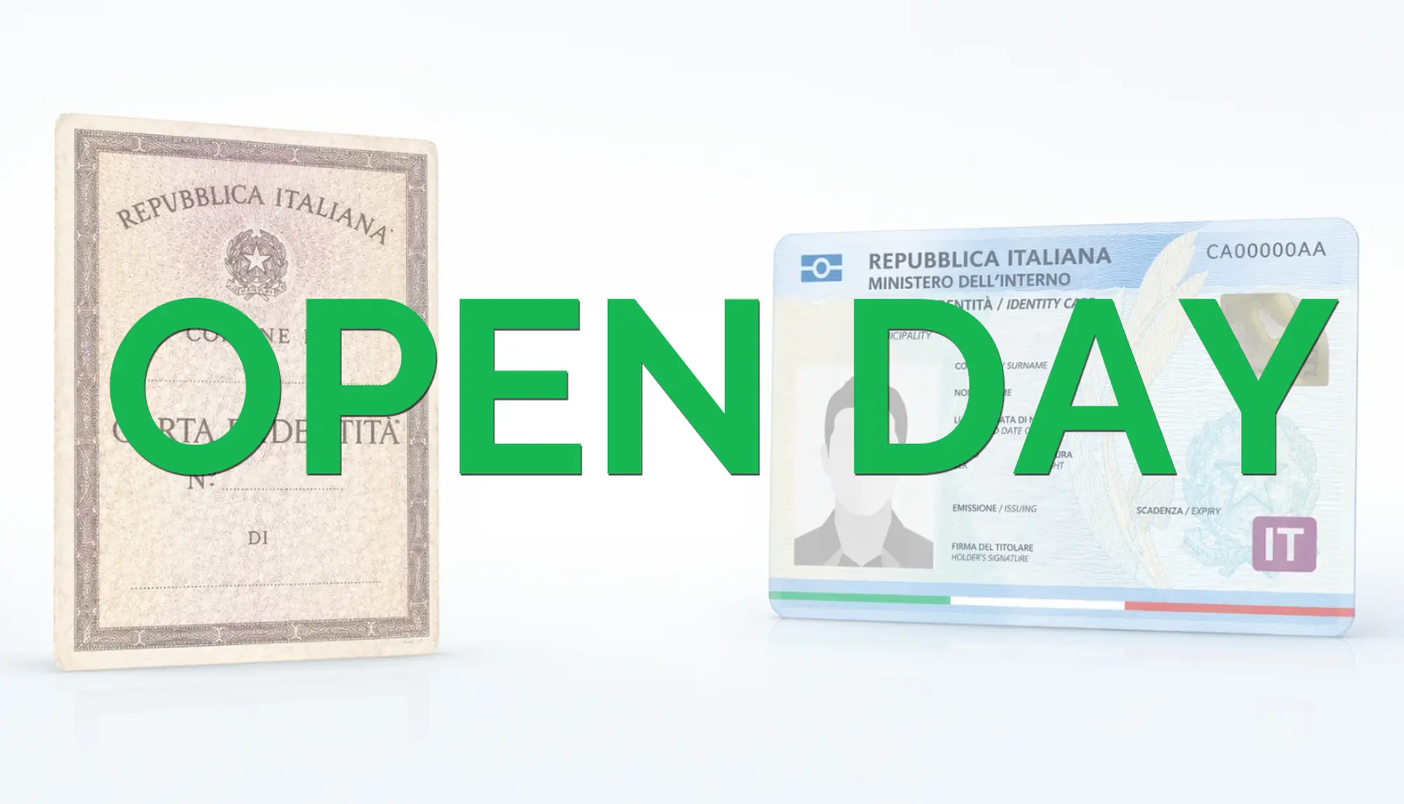 Open day: sostituzione delle carte di identità cartacee 