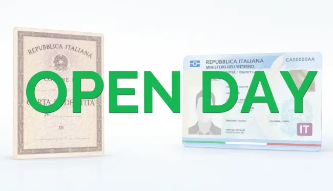 Open day: sostituzione delle carte di identità cartacee 