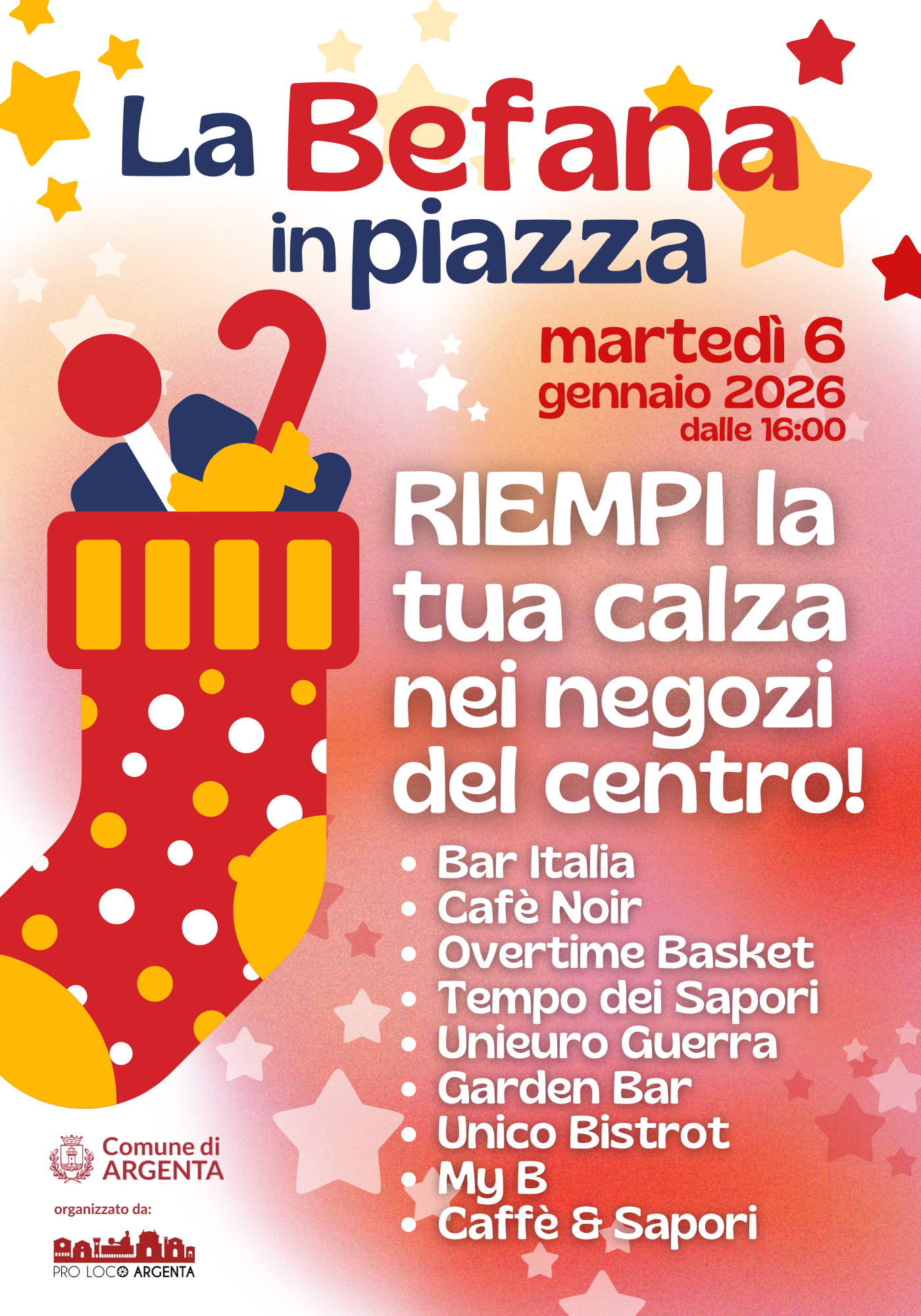 Riempi la tua calza nei negozi del centro